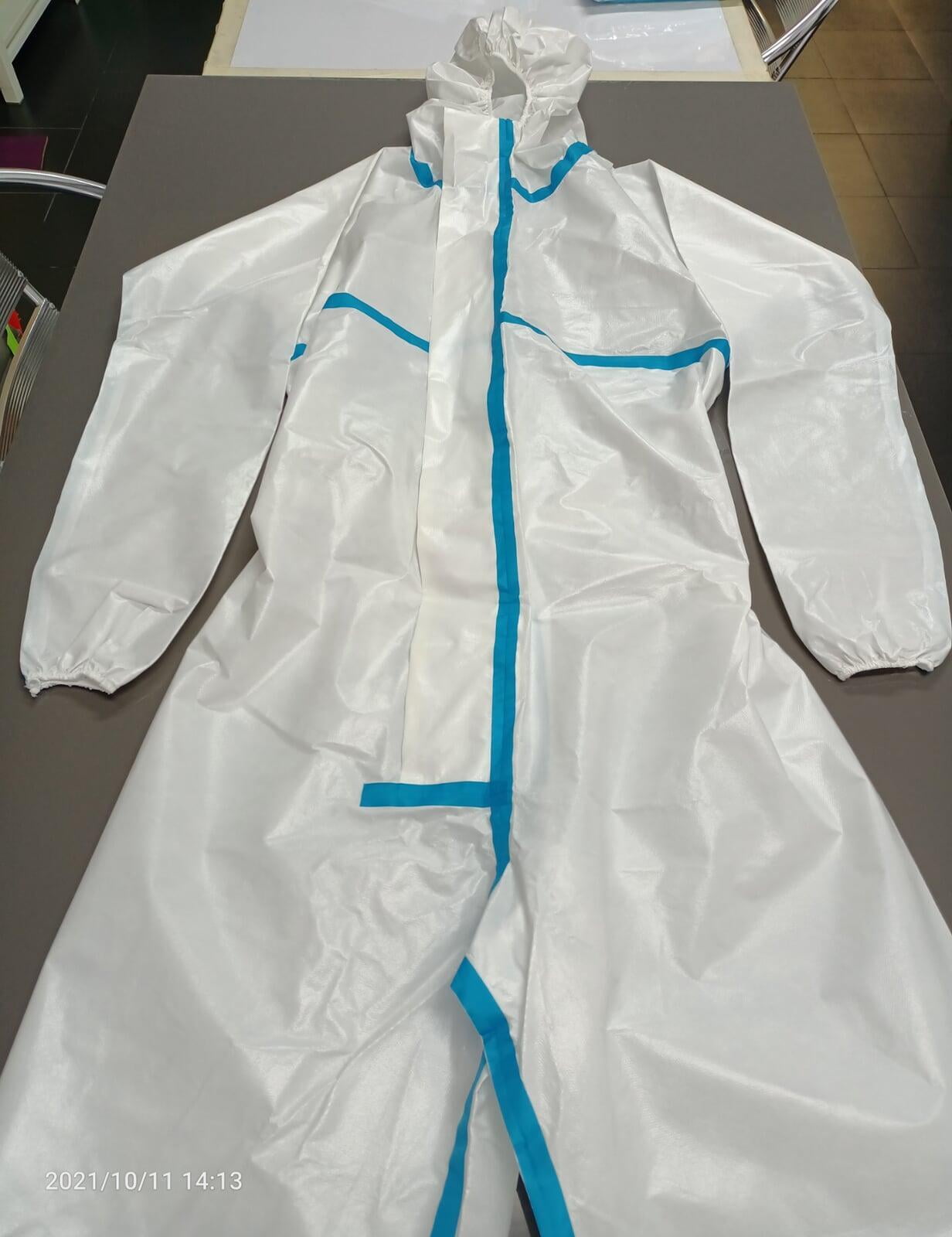 Rovitex Asia complete PPE level 4 coverall for the Thai government
